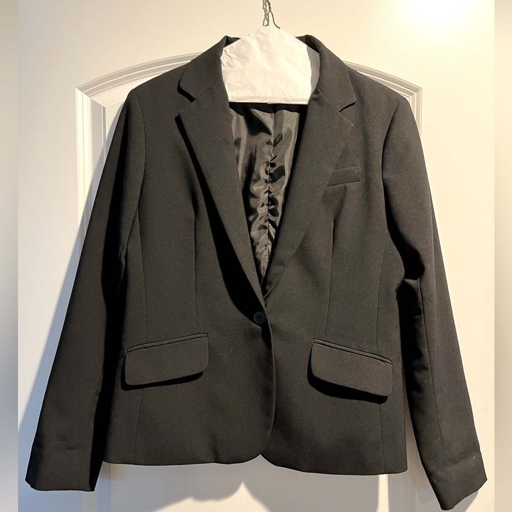 New York & Co Black Suit Jacket size 10